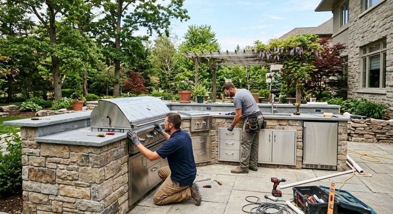 Outdoor Kitchen Renovation in Napa, CA