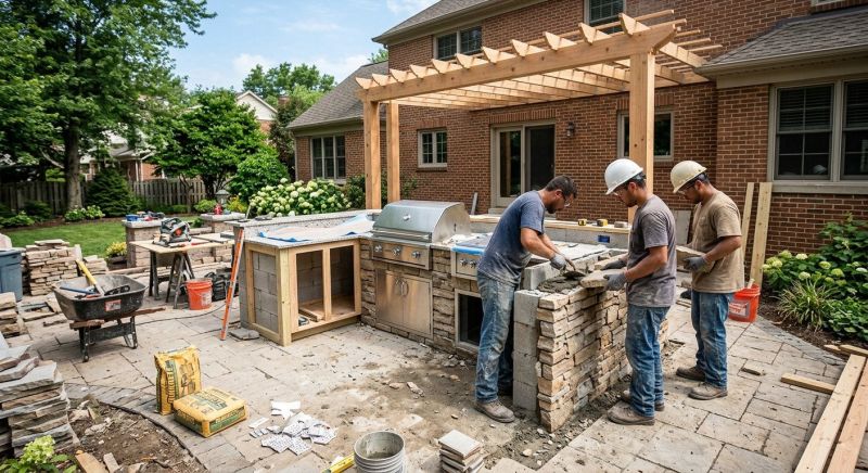Outdoor Kitchen Renovation in North Charleston, SC